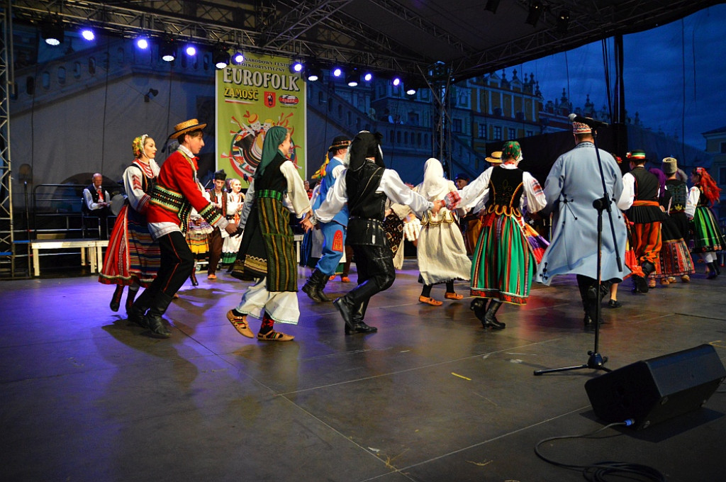 Koncert finałowy XIX Międzynarodowego Festiwalu Folklorystycznego EUROFOLK - Zamość 2022
