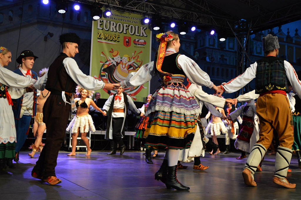 Koncert finałowy XIX Międzynarodowego Festiwalu Folklorystycznego EUROFOLK - Zamość 2022