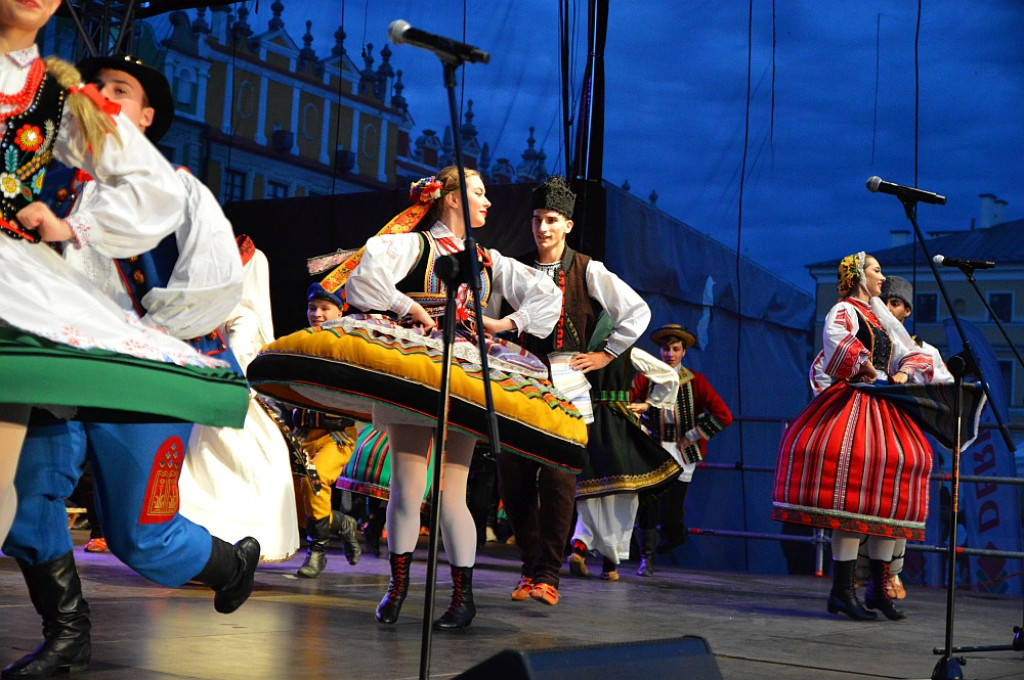 Koncert finałowy XIX Międzynarodowego Festiwalu Folklorystycznego EUROFOLK - Zamość 2022