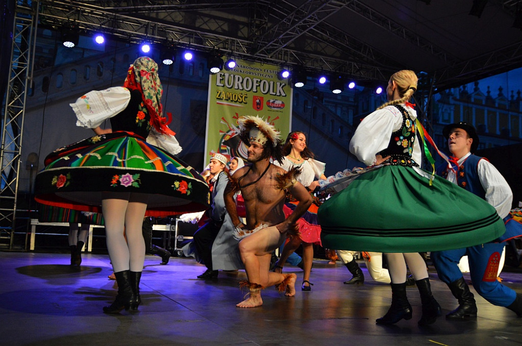 Koncert finałowy XIX Międzynarodowego Festiwalu Folklorystycznego EUROFOLK - Zamość 2022