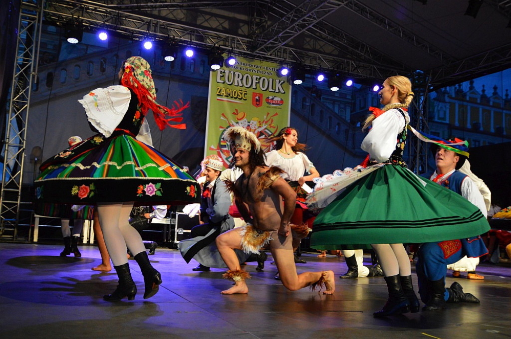 Koncert finałowy XIX Międzynarodowego Festiwalu Folklorystycznego EUROFOLK - Zamość 2022