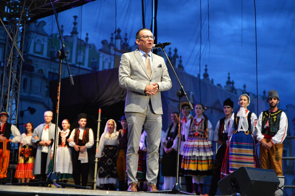 Koncert finałowy XIX Międzynarodowego Festiwalu Folklorystycznego EUROFOLK - Zamość 2022