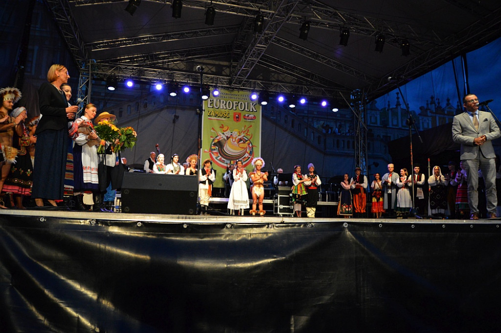 Koncert finałowy XIX Międzynarodowego Festiwalu Folklorystycznego EUROFOLK - Zamość 2022