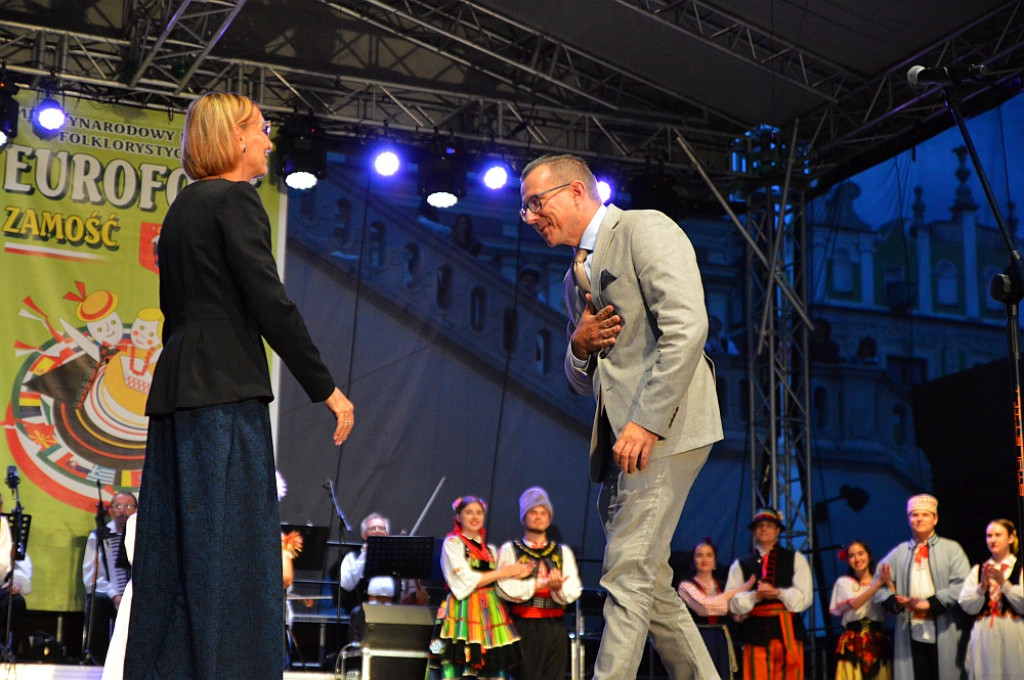 Koncert finałowy XIX Międzynarodowego Festiwalu Folklorystycznego EUROFOLK - Zamość 2022