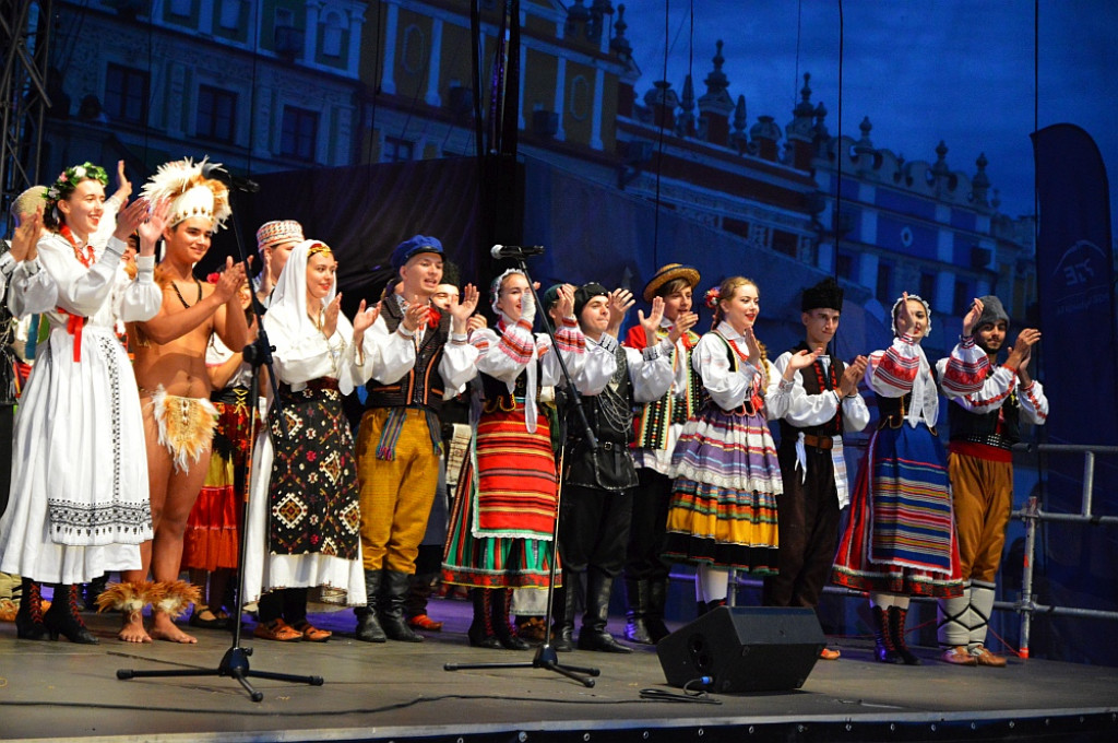 Koncert finałowy XIX Międzynarodowego Festiwalu Folklorystycznego EUROFOLK - Zamość 2022