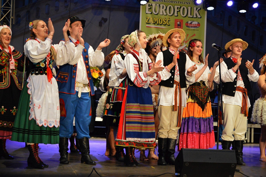 Koncert finałowy XIX Międzynarodowego Festiwalu Folklorystycznego EUROFOLK - Zamość 2022