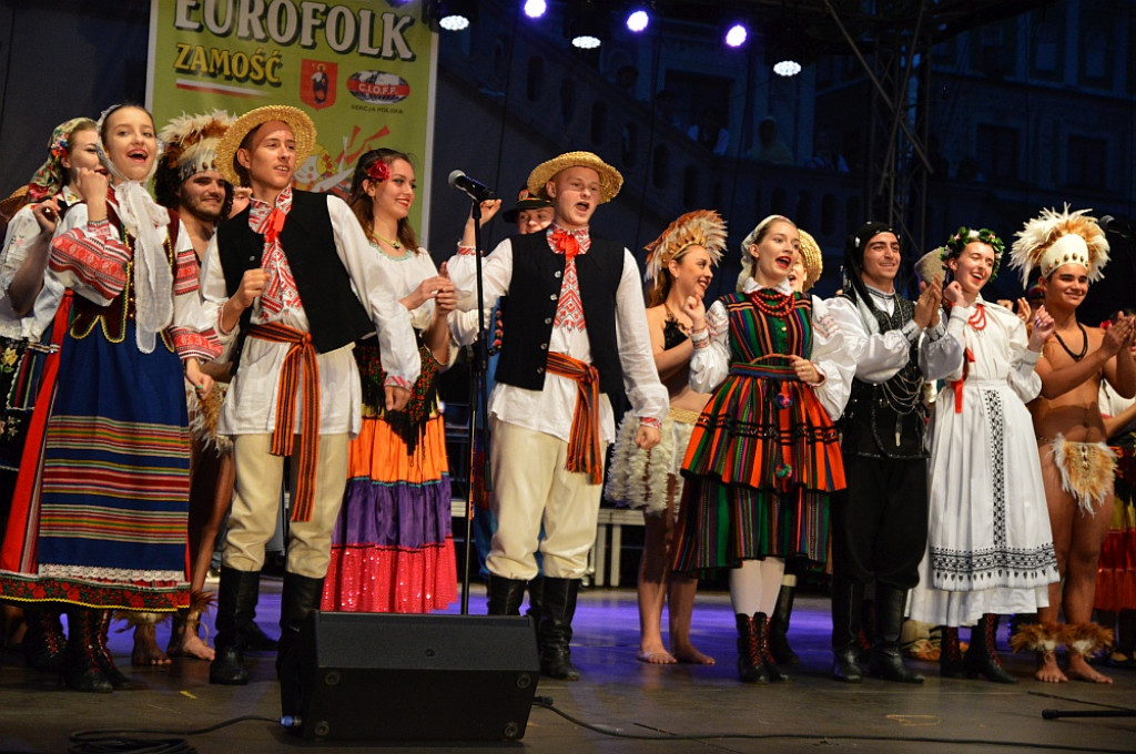 Koncert finałowy XIX Międzynarodowego Festiwalu Folklorystycznego EUROFOLK - Zamość 2022