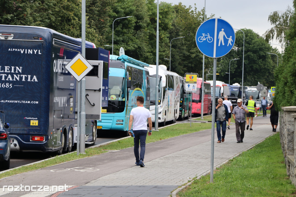 Finisz II etapu wyścigu kolarskiego Tour de Pologne w Zamościu