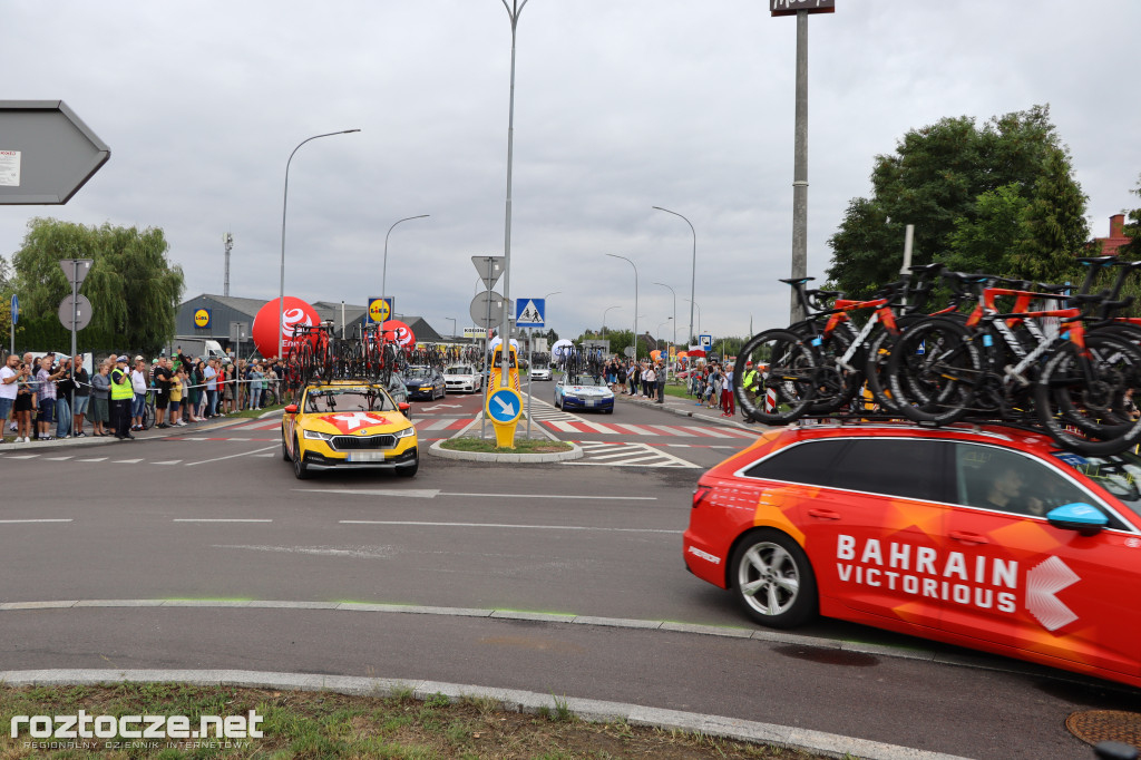 Finisz II etapu wyścigu kolarskiego Tour de Pologne w Zamościu