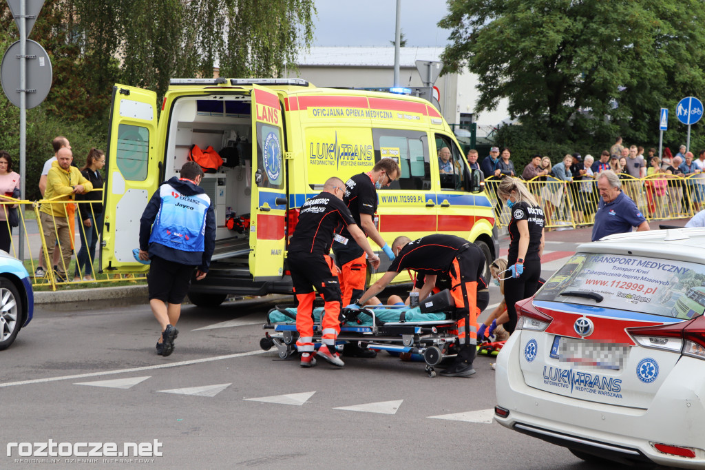 Finisz II etapu wyścigu kolarskiego Tour de Pologne w Zamościu