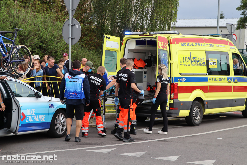 Finisz II etapu wyścigu kolarskiego Tour de Pologne w Zamościu