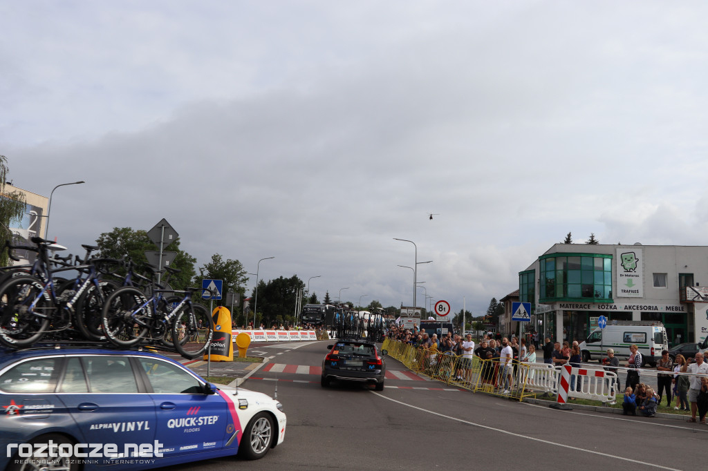 Finisz II etapu wyścigu kolarskiego Tour de Pologne w Zamościu