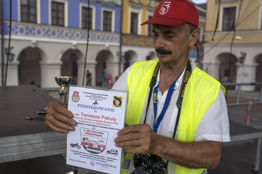 Pierwszy zlot pojazdów zabytkowych w Zamościu. To był świetny debiut!