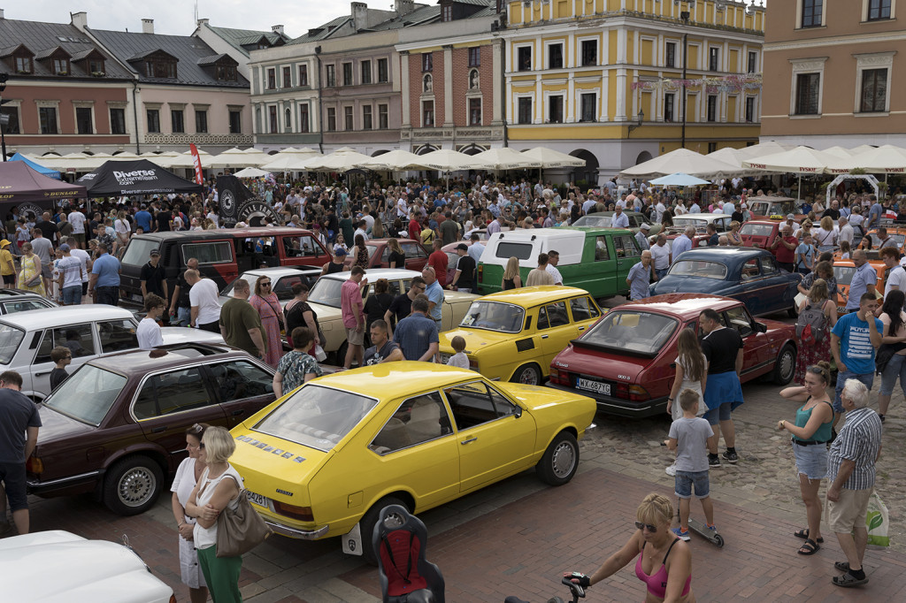 Pierwszy zlot pojazdów zabytkowych w Zamościu. To był świetny debiut!