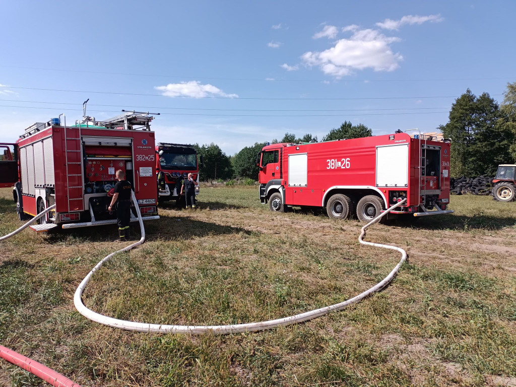 Pożar budynków w gminie Zwierzyniec