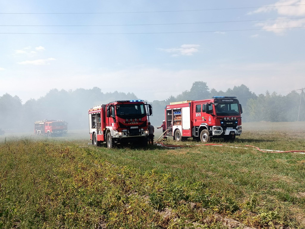 Pożar budynków w gminie Zwierzyniec