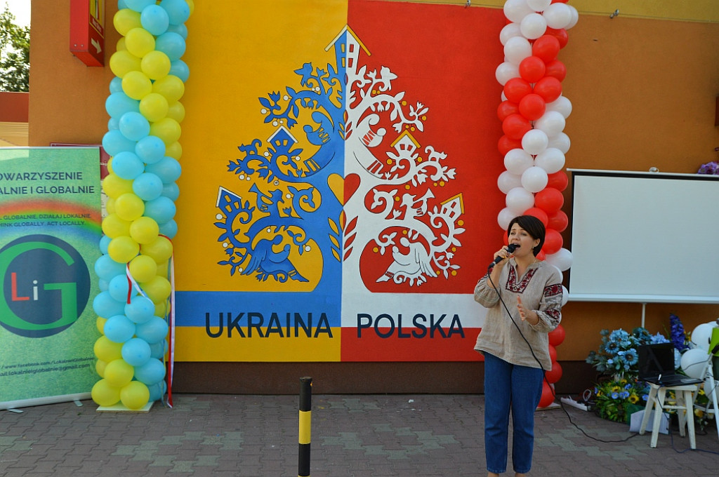 LiG i Iryna Martyn odsłonili muralu 