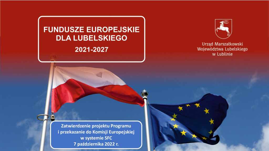Czekamy na zatwierdzenie projektu Fundusze Europejskie dla Lubelskiego 2021-2027