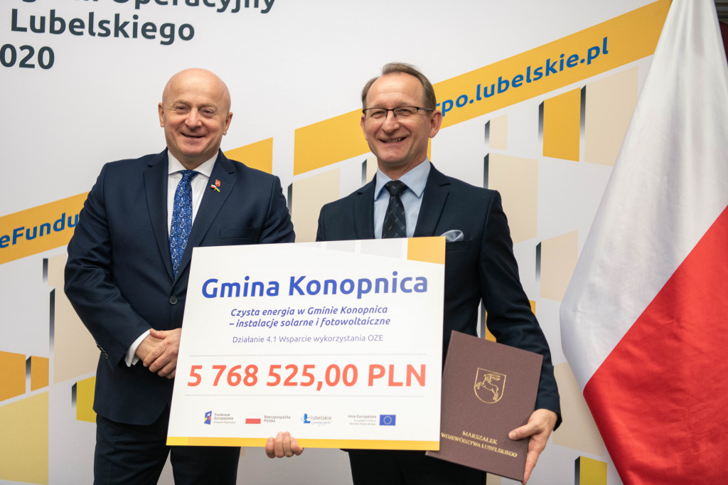 Kolejne gminy otrzymały fundusze unijne na inwestycje w zieloną energię