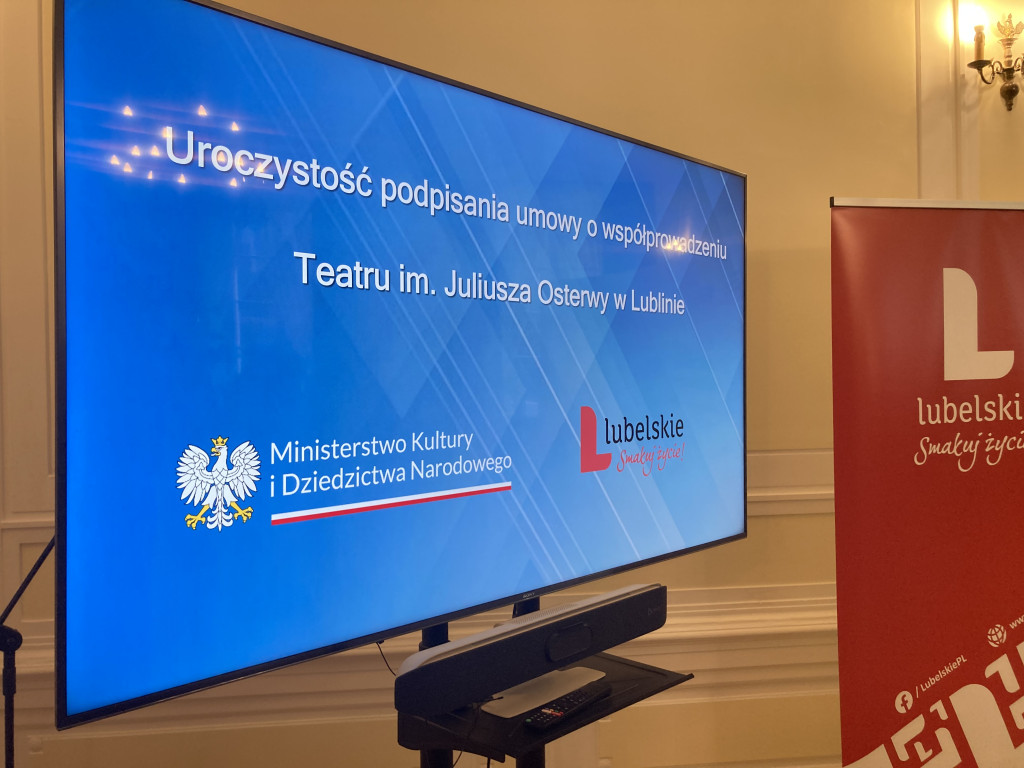 Umowa o współprowadzeniu Teatru Osterwy przez MKiDN podpisana
