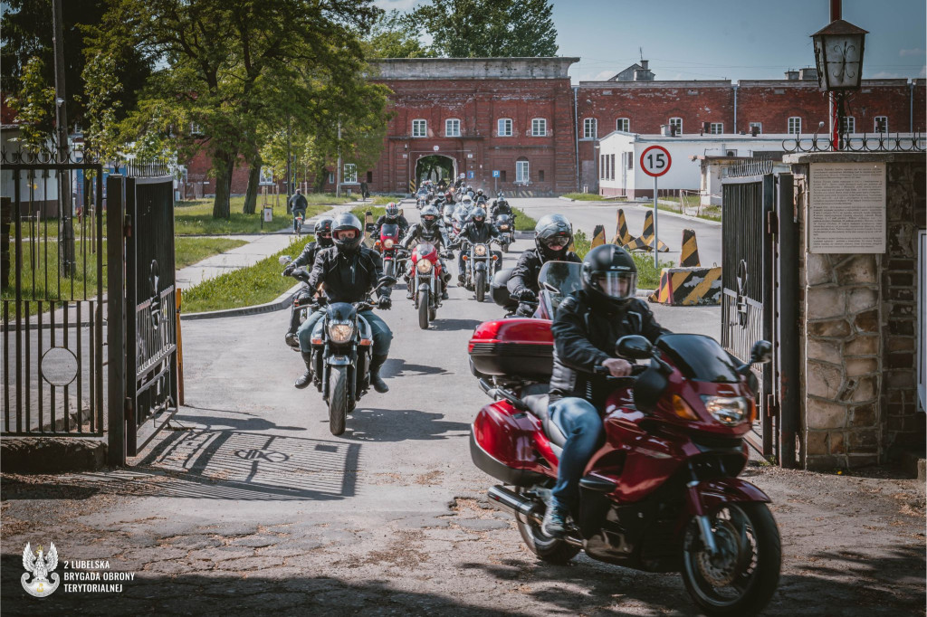 Lubelscy terytorialsi na motocyklach uczcili poległych na misjach
