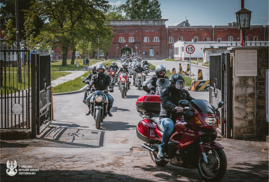 Lubelscy terytorialsi na motocyklach uczcili poległych na misjach