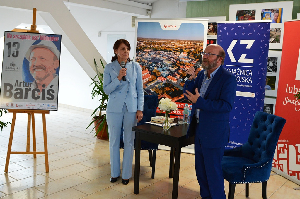 Drugi dzień 13. Zamojskiego Festiwalu Książki - Spotkanie z Arturem Barcisiem