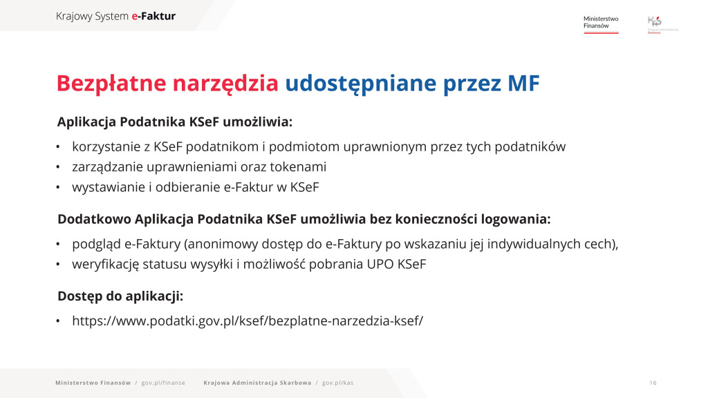 Prezentacja Krajowy System e-Faktur