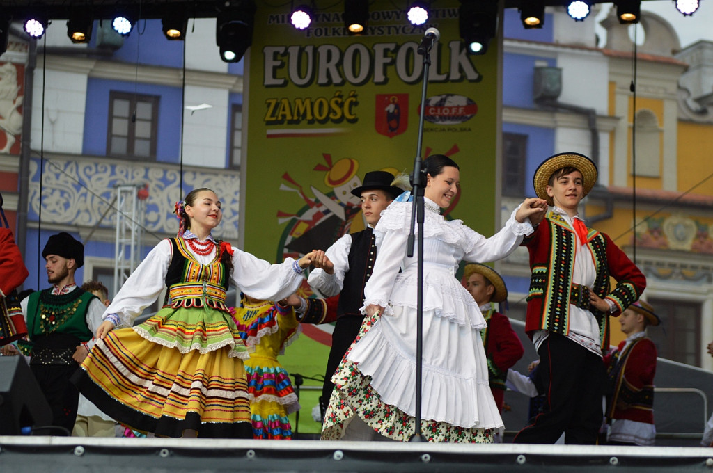 Korowód i koncert inauguracyjny XX Festiwalu EUROFOLK w obiektywie Pawła