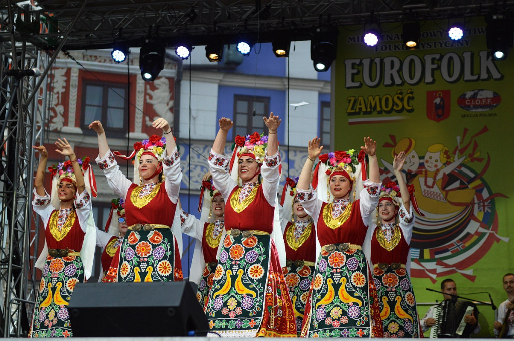 Korowód i koncert inauguracyjny XX Festiwalu EUROFOLK w obiektywie Pawła