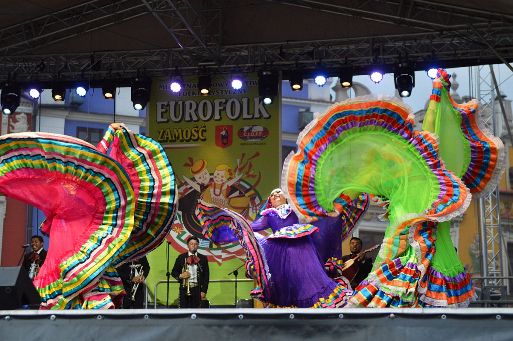 Korowód i koncert inauguracyjny XX Festiwalu EUROFOLK w obiektywie Pawła