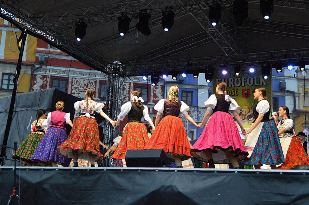 Korowód i koncert inauguracyjny XX Festiwalu EUROFOLK w obiektywie Pawła