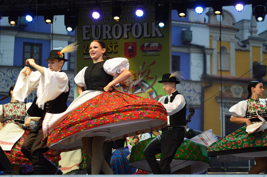 Korowód i koncert inauguracyjny XX Festiwalu EUROFOLK w obiektywie Pawła