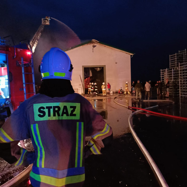 Pożar budynku w miejscowości Cześniki Kolonia