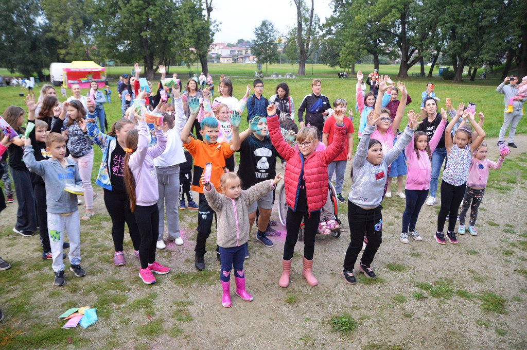 Dzień kolorów - Holi Day w Parku Miejskim