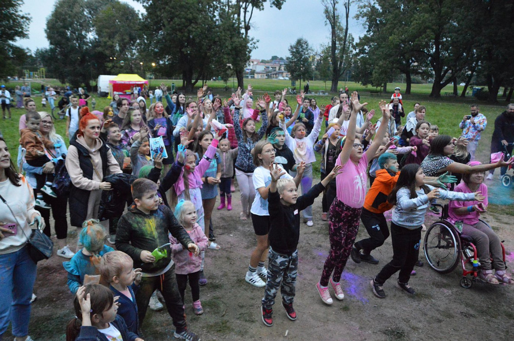 Dzień kolorów - Holi Day w Parku Miejskim