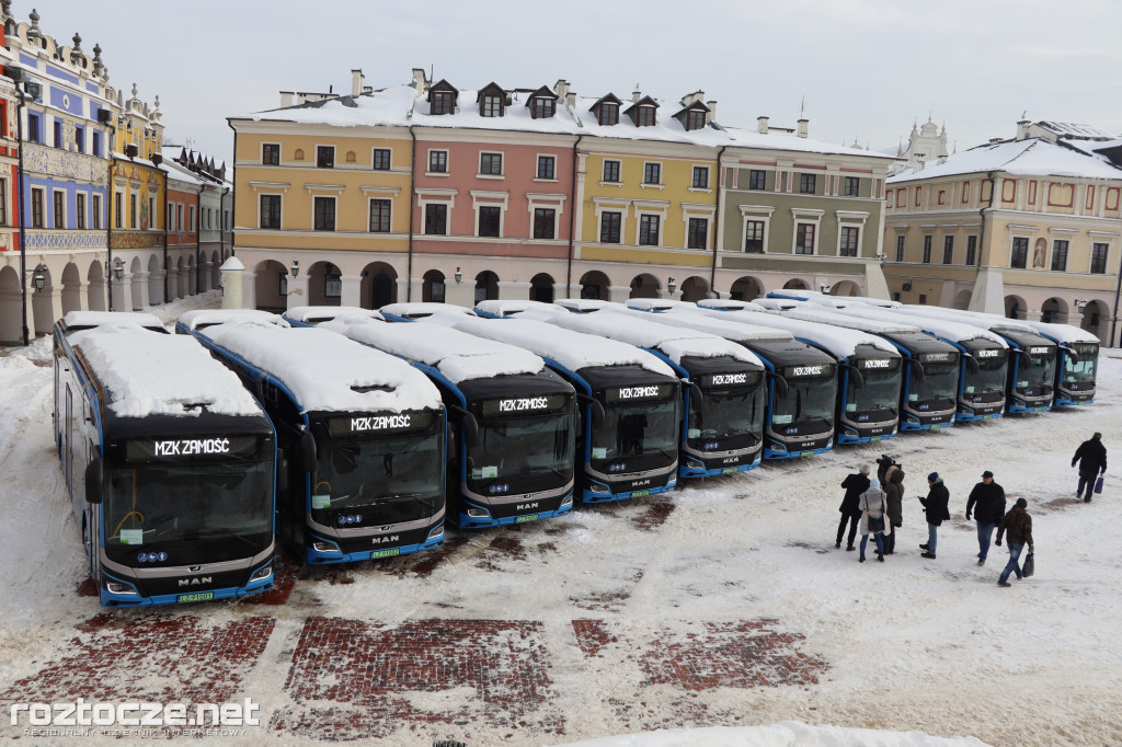 Spółka MZK odebrała 14 autobusów elektrycznych marki MAN