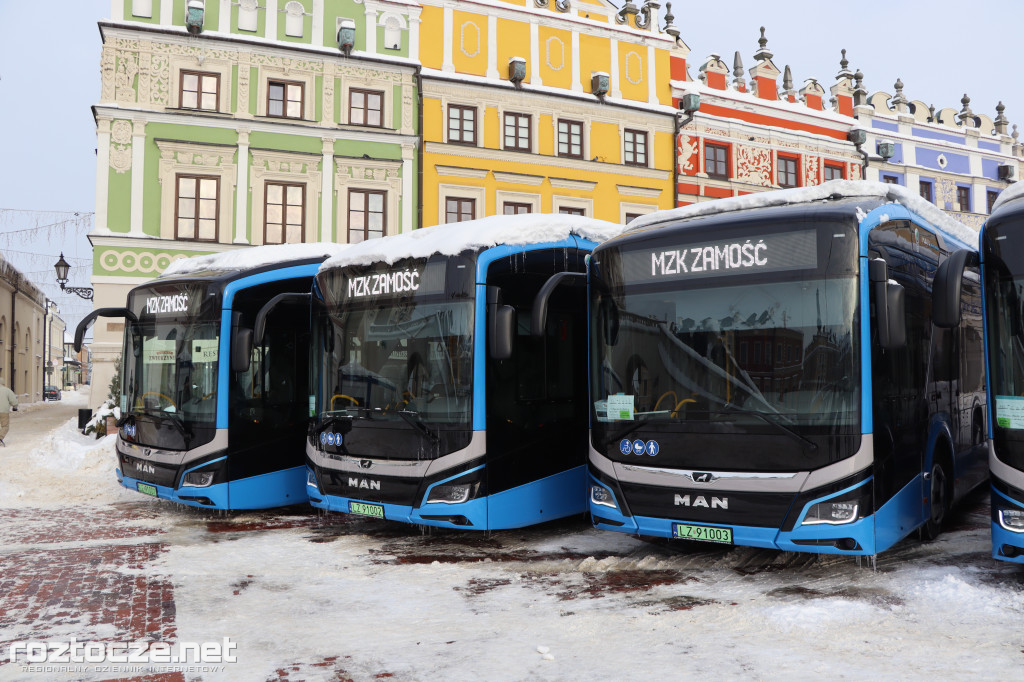 Spółka MZK odebrała 14 autobusów elektrycznych marki MAN