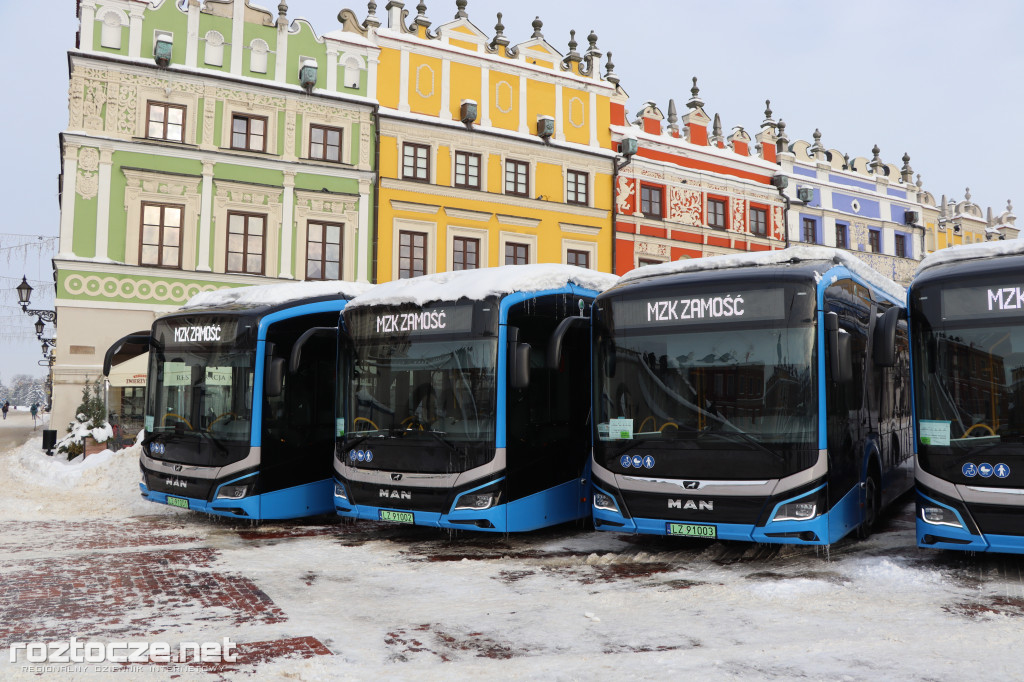 Spółka MZK odebrała 14 autobusów elektrycznych marki MAN