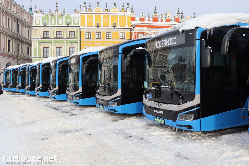 Spółka MZK odebrała 14 autobusów elektrycznych marki MAN