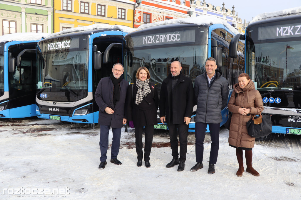 Spółka MZK odebrała 14 autobusów elektrycznych marki MAN