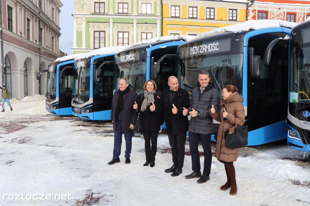 Spółka MZK odebrała 14 autobusów elektrycznych marki MAN