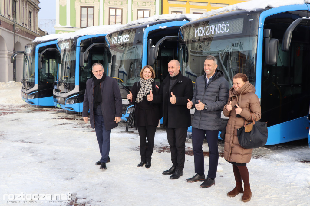 Spółka MZK odebrała 14 autobusów elektrycznych marki MAN