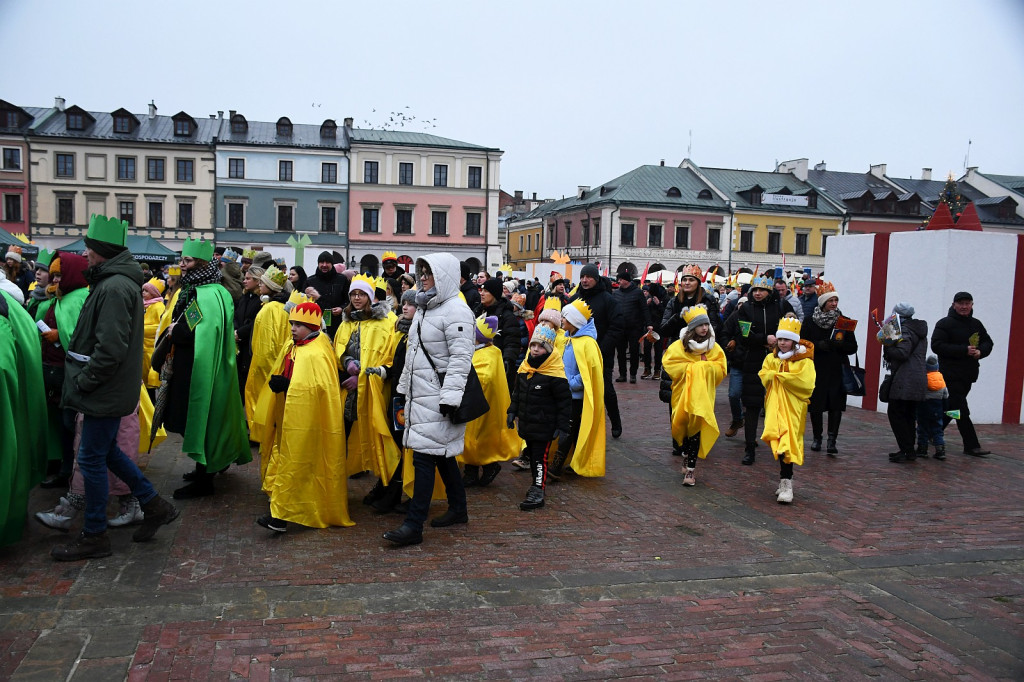 X edycja Orszaku Trzech Króli przeszła ulicami Zamościa