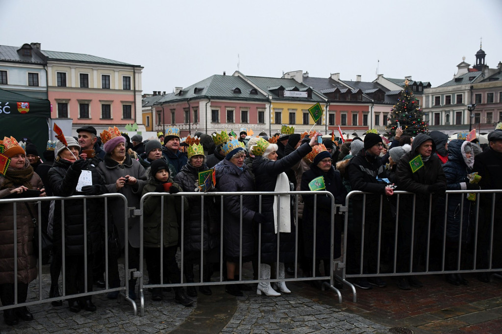 X edycja Orszaku Trzech Króli przeszła ulicami Zamościa