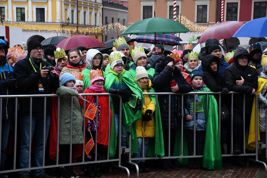 X edycja Orszaku Trzech Króli przeszła ulicami Zamościa