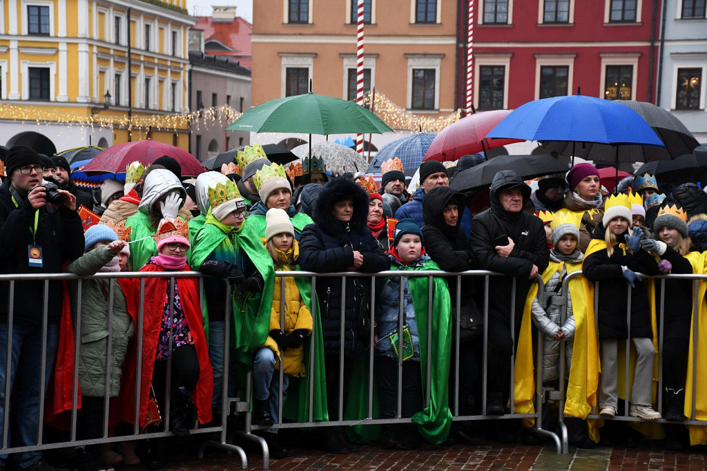 X edycja Orszaku Trzech Króli przeszła ulicami Zamościa