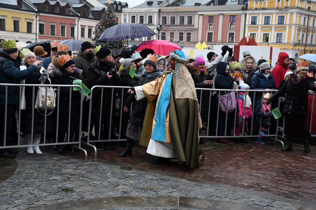 X edycja Orszaku Trzech Króli przeszła ulicami Zamościa
