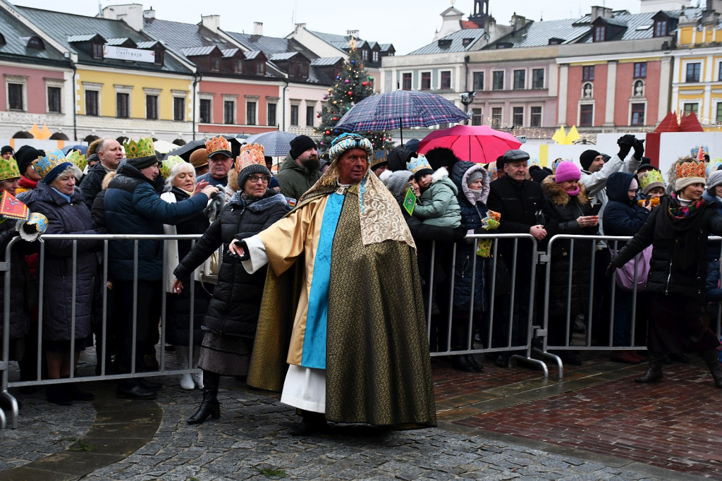X edycja Orszaku Trzech Króli przeszła ulicami Zamościa