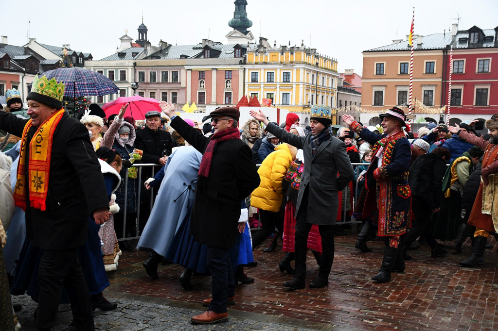 X edycja Orszaku Trzech Króli przeszła ulicami Zamościa